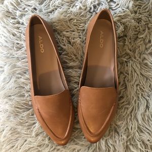 Aldo Faux Leather Loafers